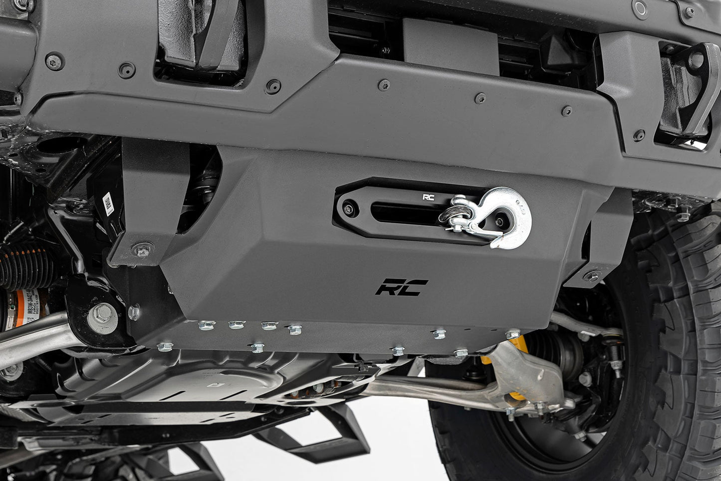 Hidden Winch Mount 12000S Ford Bronco 4WD (2021-2025) Rough Country-2