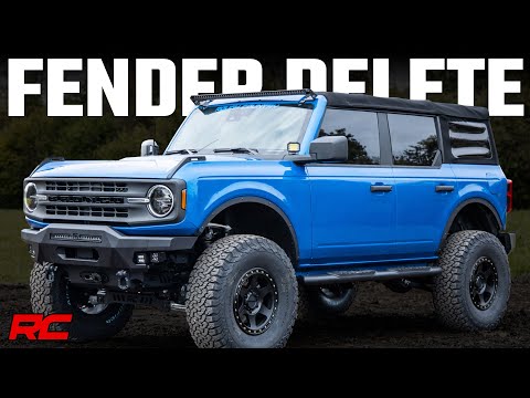 Rough Country Fender Flare Delete 21-Up Ford Bronco 4WD Rough Country