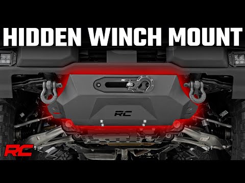 Hidden Winch Mount All Models Ford Bronco 4WD 21-Up Rough Country-1