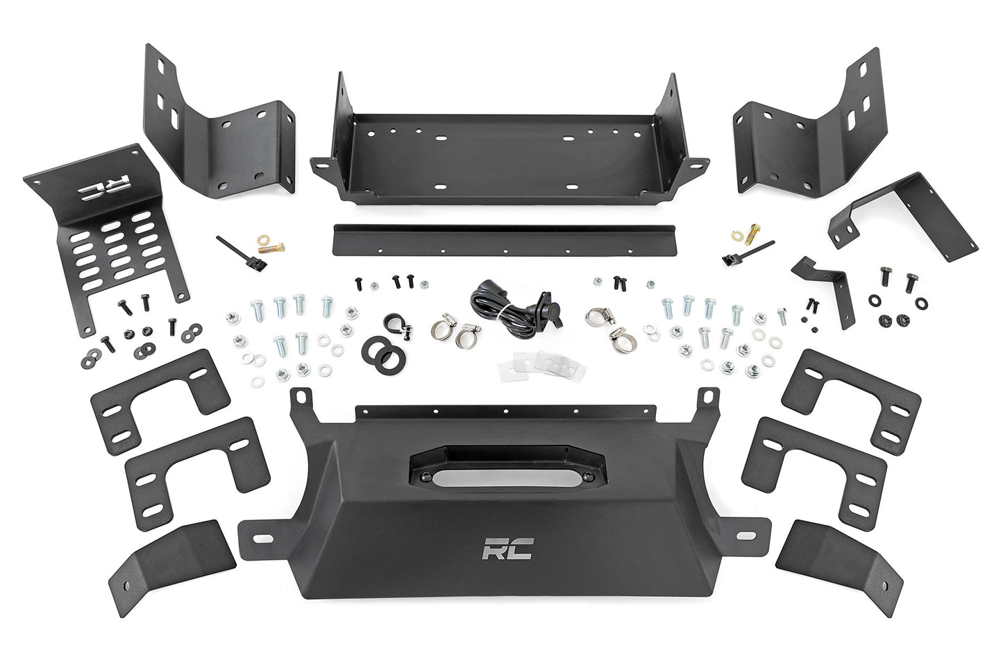 Rough Country Hidden Winch Mount All Models Ford Bronco 4WD 21-Up Rough Country