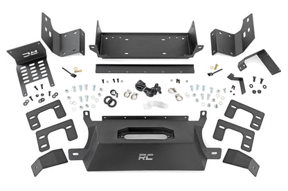 Hidden Winch Mount All Models Ford Bronco 4WD 21-Up Rough Country-2