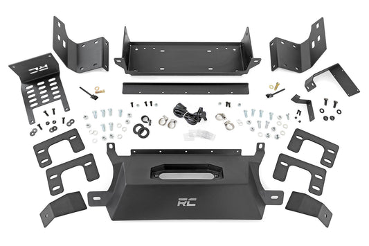 Hidden Winch Mount All Models Ford Bronco 4WD (2021-2025) Rough Country-1