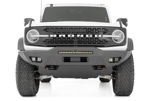 Front Bumper Modular Full Wings DRL Ford Bronco 4WD (2021-2025) Rough Country-1