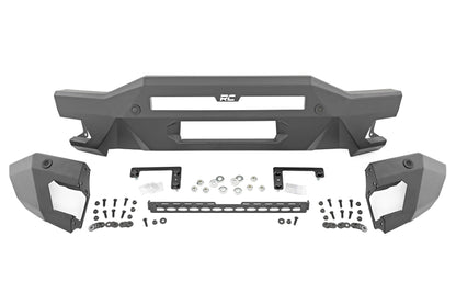 Front Bumper Modular Full Wings DRL Ford Bronco 4WD (2021-2025) Rough Country-5
