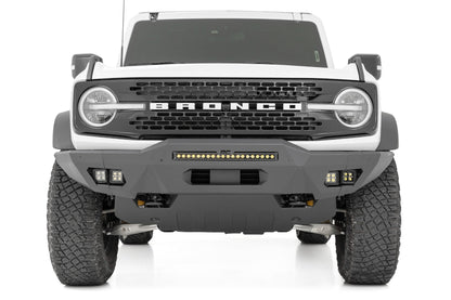 Front Bumper Modular Full Wings Amber DRL Ford Bronco 4WD (2021-2025) Rough Country-1