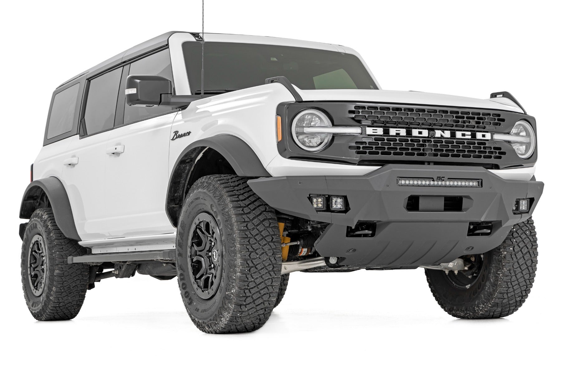 Front Bumper Modular Full Wings Amber DRL Ford Bronco 4WD (2021-2025) Rough Country-2