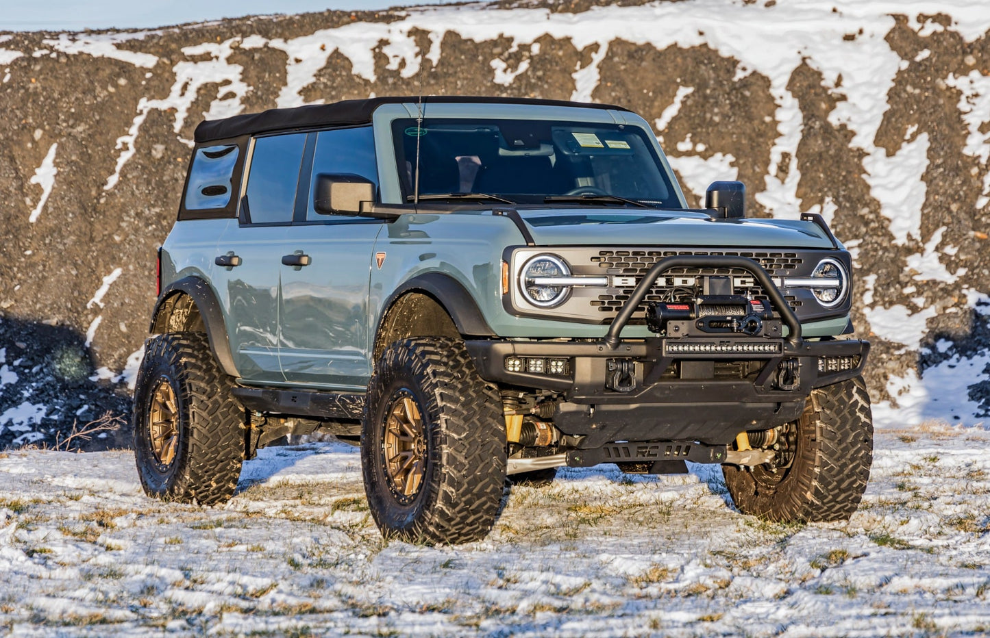 5 Inch Lift Kit Badlands (Non Sasquatch) 2.3L Ford Bronco 4WD (2021-2025) Rough Country-4