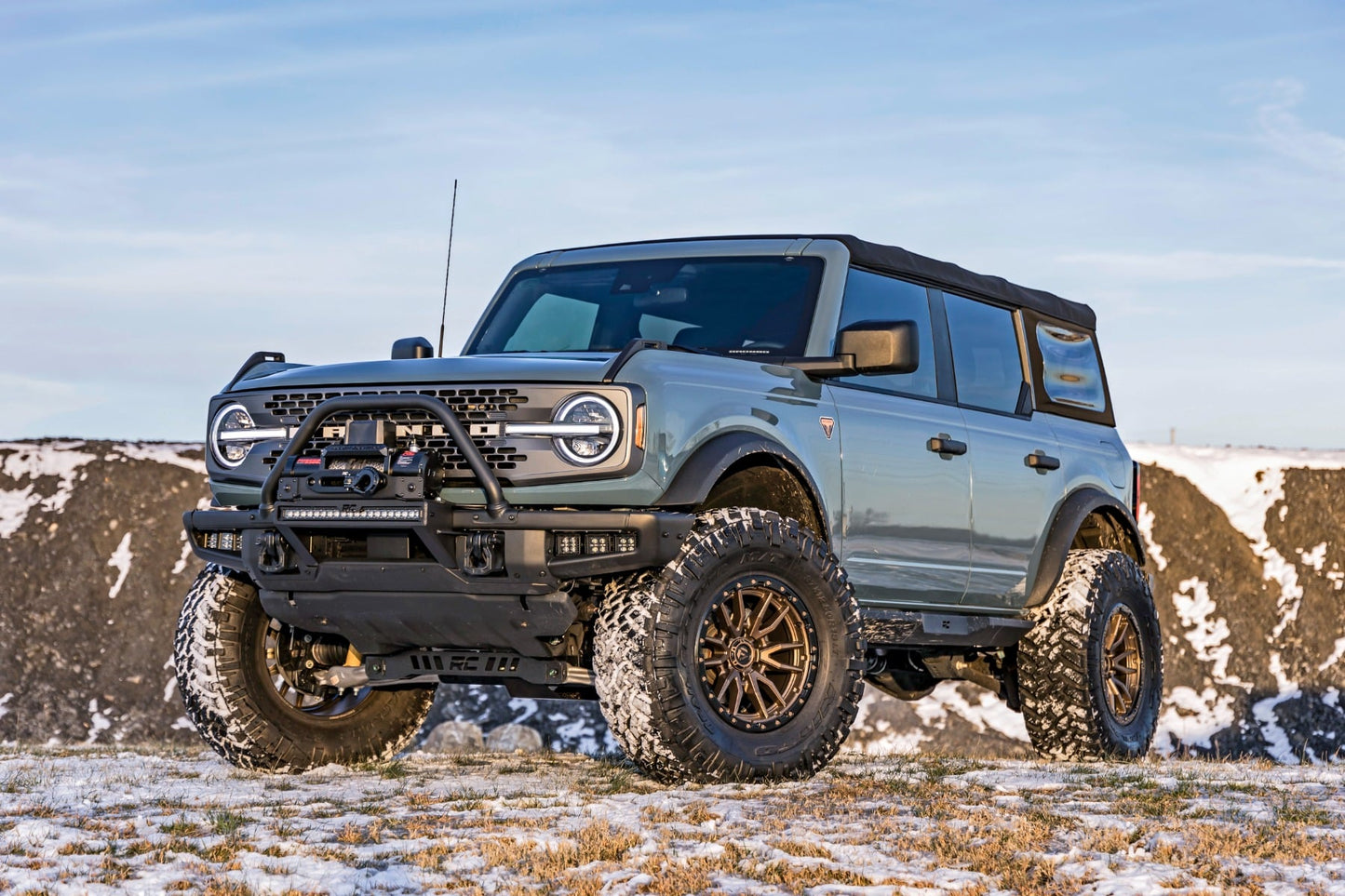 5 Inch Lift Kit Badlands (Non Sasquatch) 2.3L Ford Bronco 4WD (2021-2025) Rough Country-5