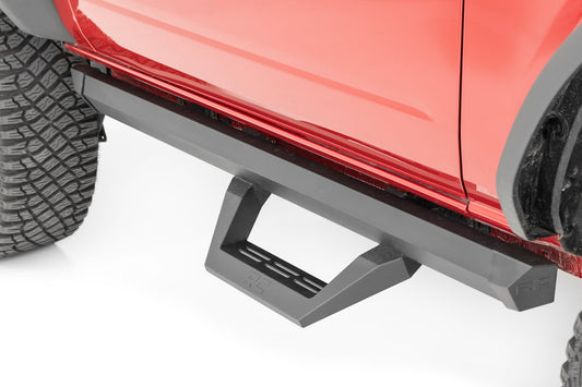 SRX2 Adjustable Aluminum Step Ford Bronco (2 Door) 4WD (2021-2025) Rough Country