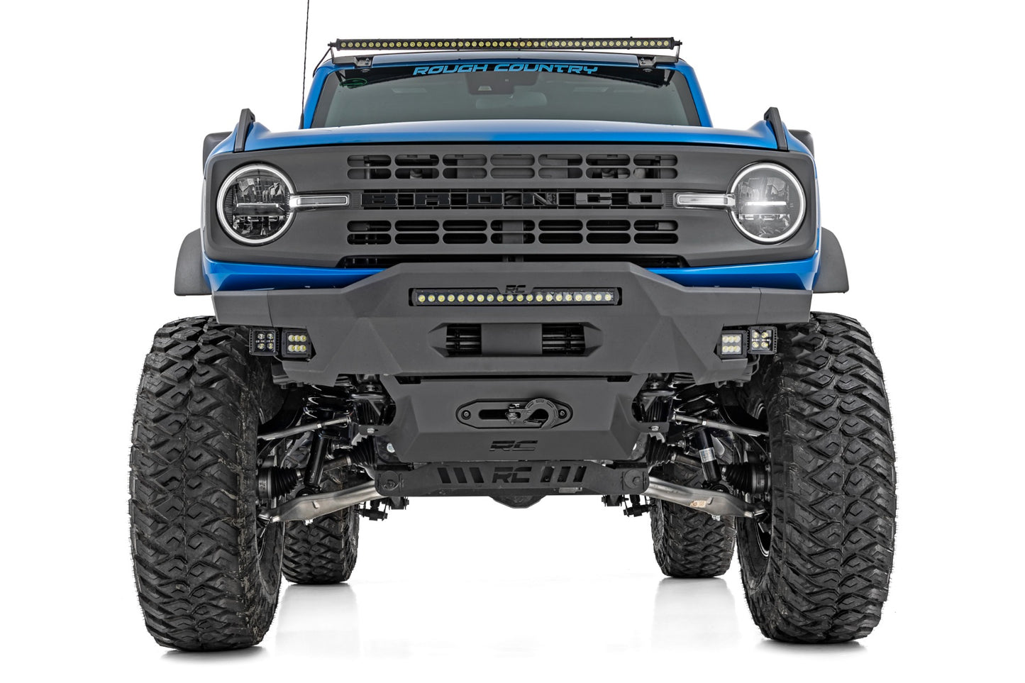 7 Inch Lift Kit 4-Door Base Ford Bronco 4WD (2021-2025) Rough Country-2