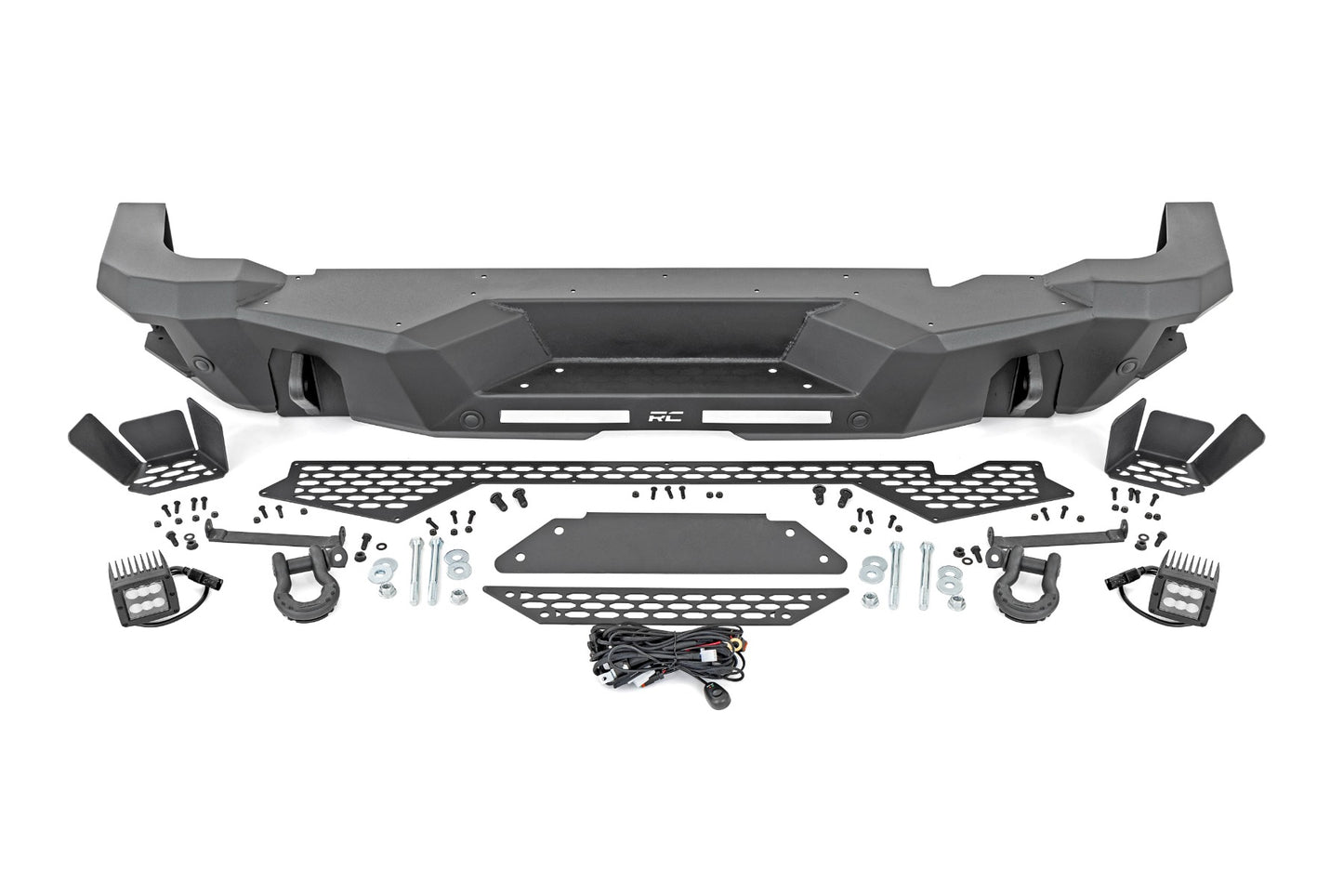 Rear Bumper Black Series LED Spot Ford Bronco 4WD (2021-2025) Rough Country-4