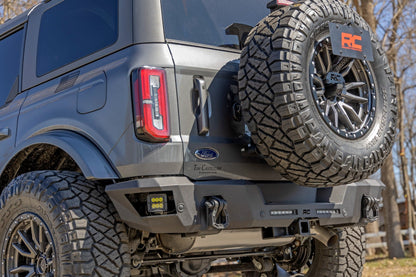 Rear Bumper Black Series LED Flood Ford Bronco 4WD (2021-2025) Rough Country-5