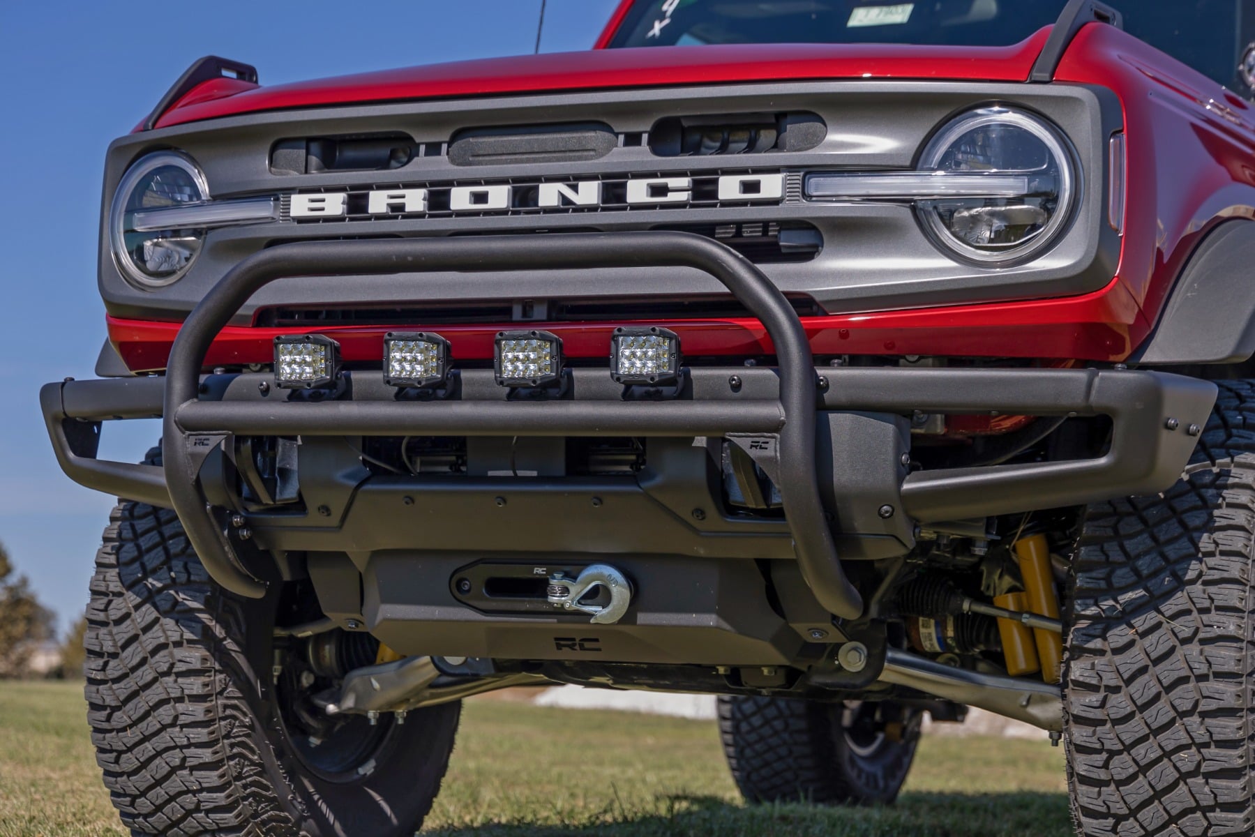 Nudge Bar OE Modular Steel - Ford Bronco 4WD (2021-2025) Rough Country-5