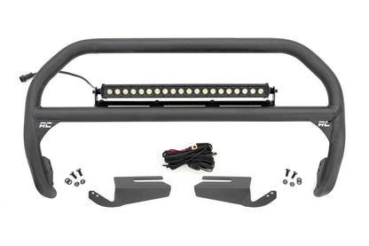 Nudge Bar 20 Inch Black Single Row LED OE Modular Steel - Ford Bronco (21-25) Rough Country