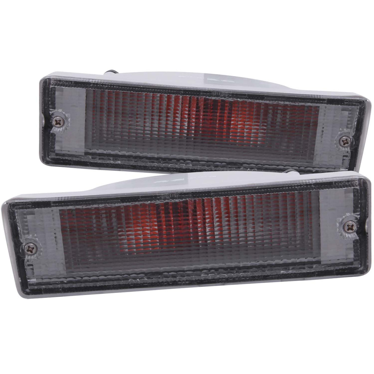 Euro Parking Lights Clear Lens Chrome Housing Pair Nissan D21 1986-1994, Nissan Pathfinder 1987-1995, Nissan Pickup 1995-1997 AnzoUSA