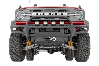 Nudge Bar 20 Inch Chrome Single Row LED OE Modular Steel Ford Bronco (21-25) Rough Country-4