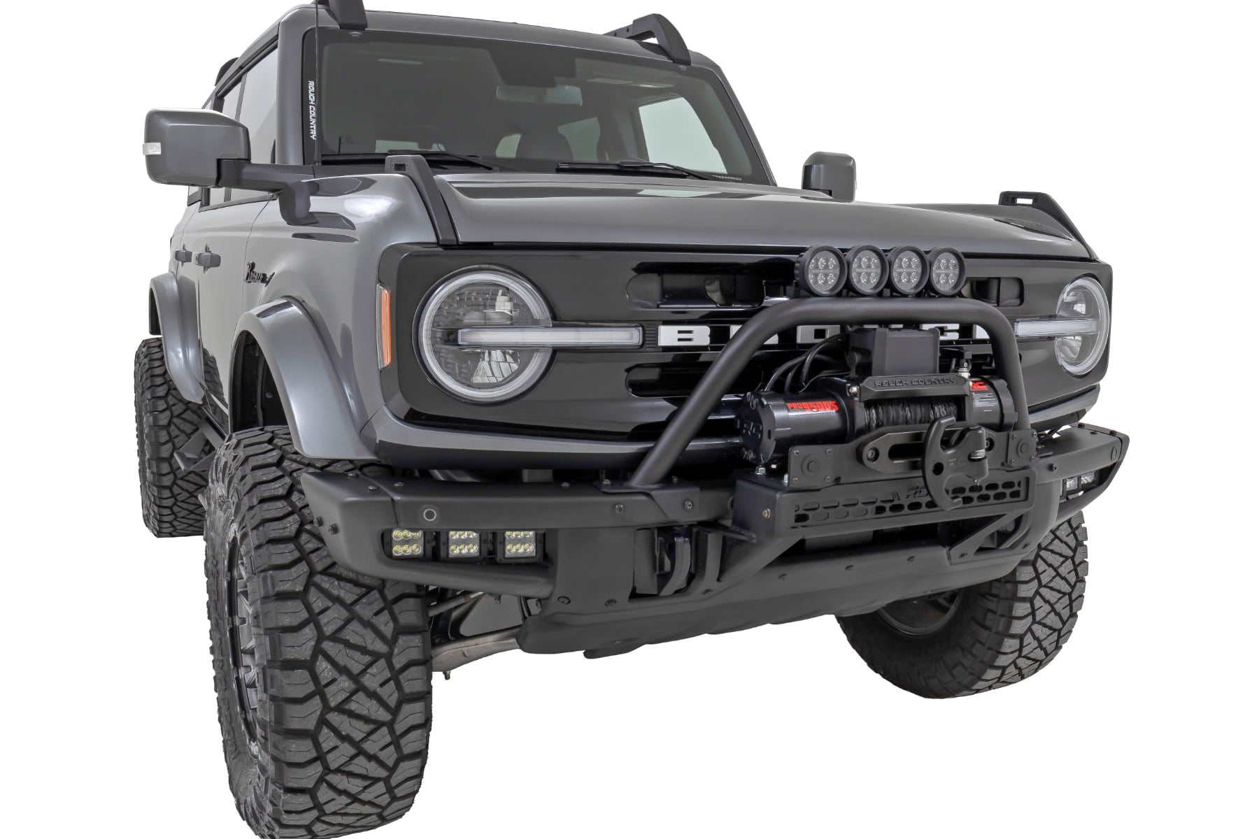 Safari Bar OE Modular Steel Ford Bronco 4WD (2021-2025) Rough Country-2