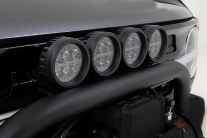 Safari Bar 6.5 Inch Round LED OE Modular Steel Ford Bronco 4WD (21-25) Rough Country-2