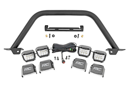 Safari Bar 3 Inch OSRAM (Quad) Wide OE Modular Steel Ford Bronco (21-25) Rough Country