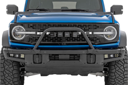 Safari Bar 3 Inch OSRAM (Quad) Wide OE Modular Steel Ford Bronco (21-25) Rough Country-2