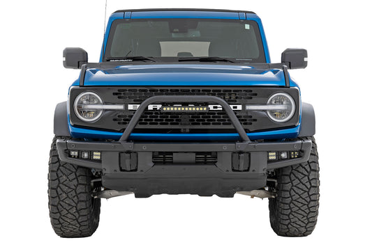 Safari Bar 12 Inch LED Light Bar Black Single Row OE Modular Steel Ford Bronco (21-25) Rough Country-1