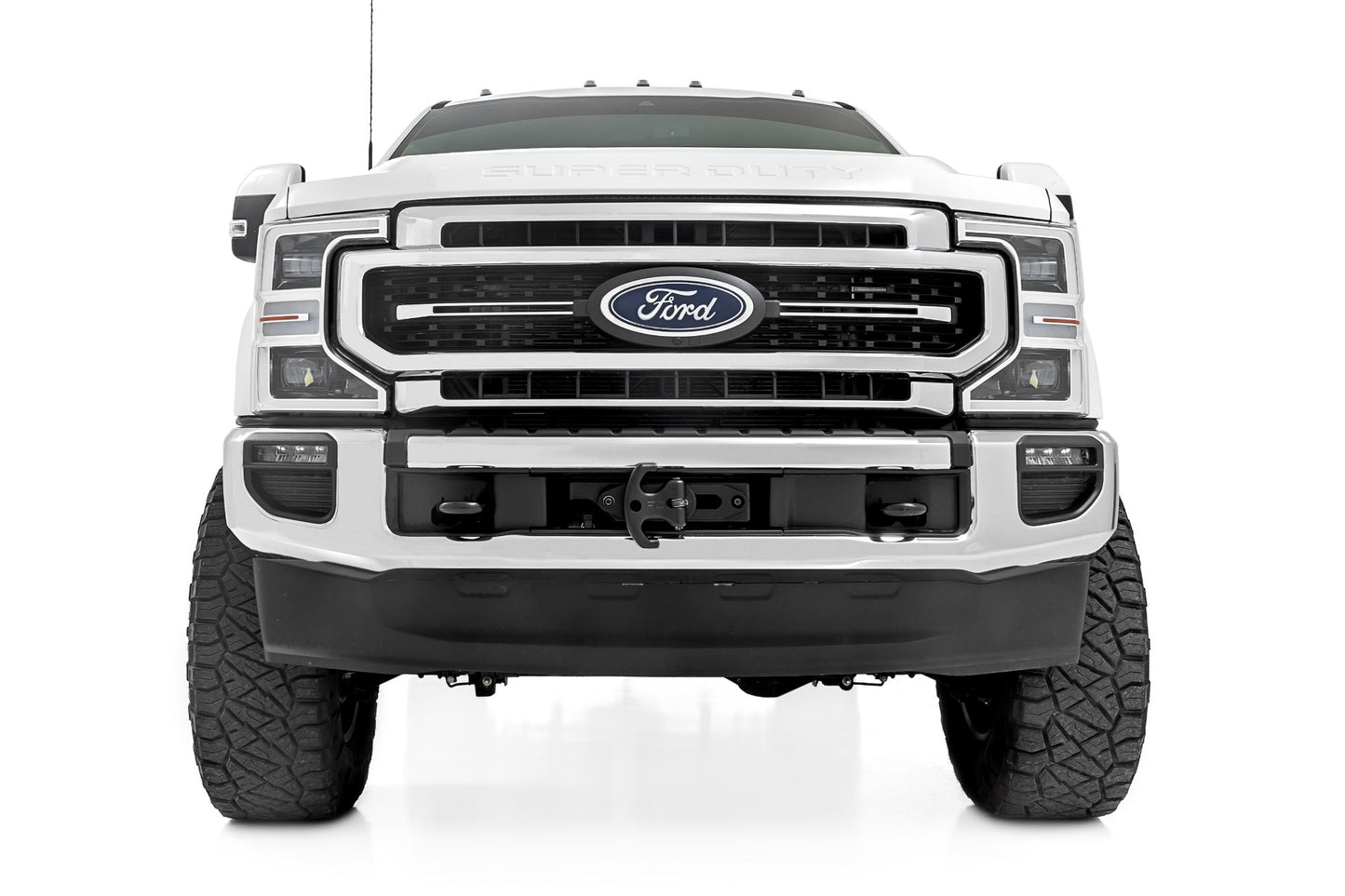 Hidden Winch Mount Ford F-250/F-350 Super Duty 2WD/4WD (2020-2022) Rough Country-3