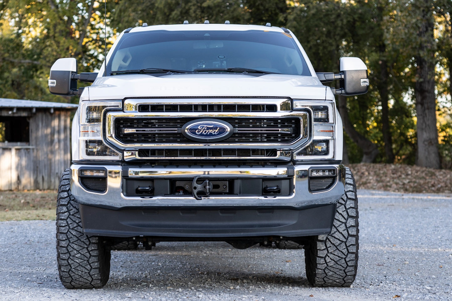 Hidden Winch Mount Ford F-250/F-350 Super Duty 2WD/4WD (2020-2022) Rough Country-4