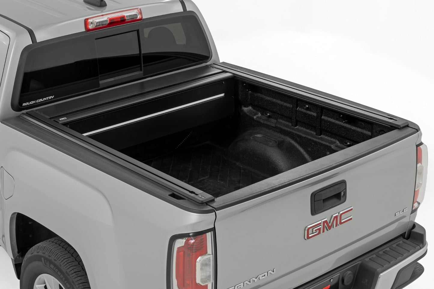 Powered Retractable Bed Cover 5 Foot Bed Chevy/GMC Canyon/Colorado (15-26) Rough Country-1