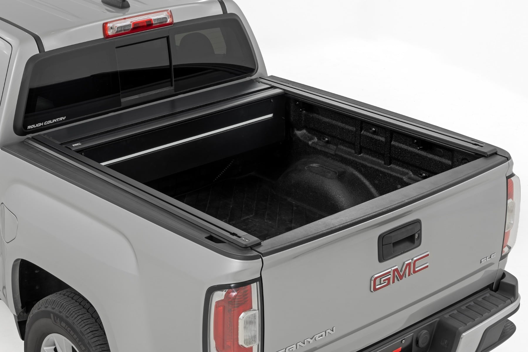 Powered Retractable Bed Cover 5 Foot Bed Chevy/GMC Canyon/Colorado (15-26) Rough Country-1