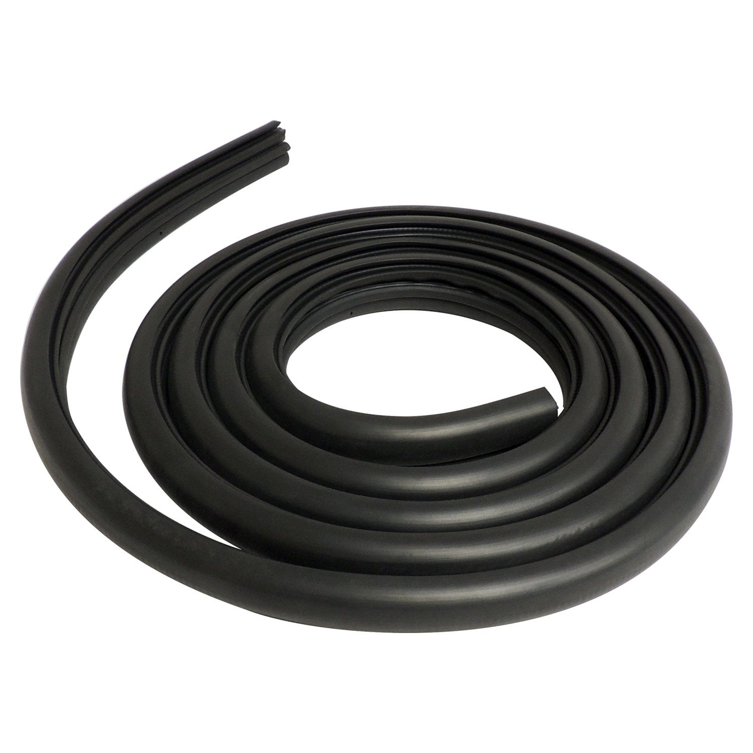 Rear Door Weatherstrip for 2008-12 Jeep KK Liberty, Black Rubber, Left or Right Crown Automotive