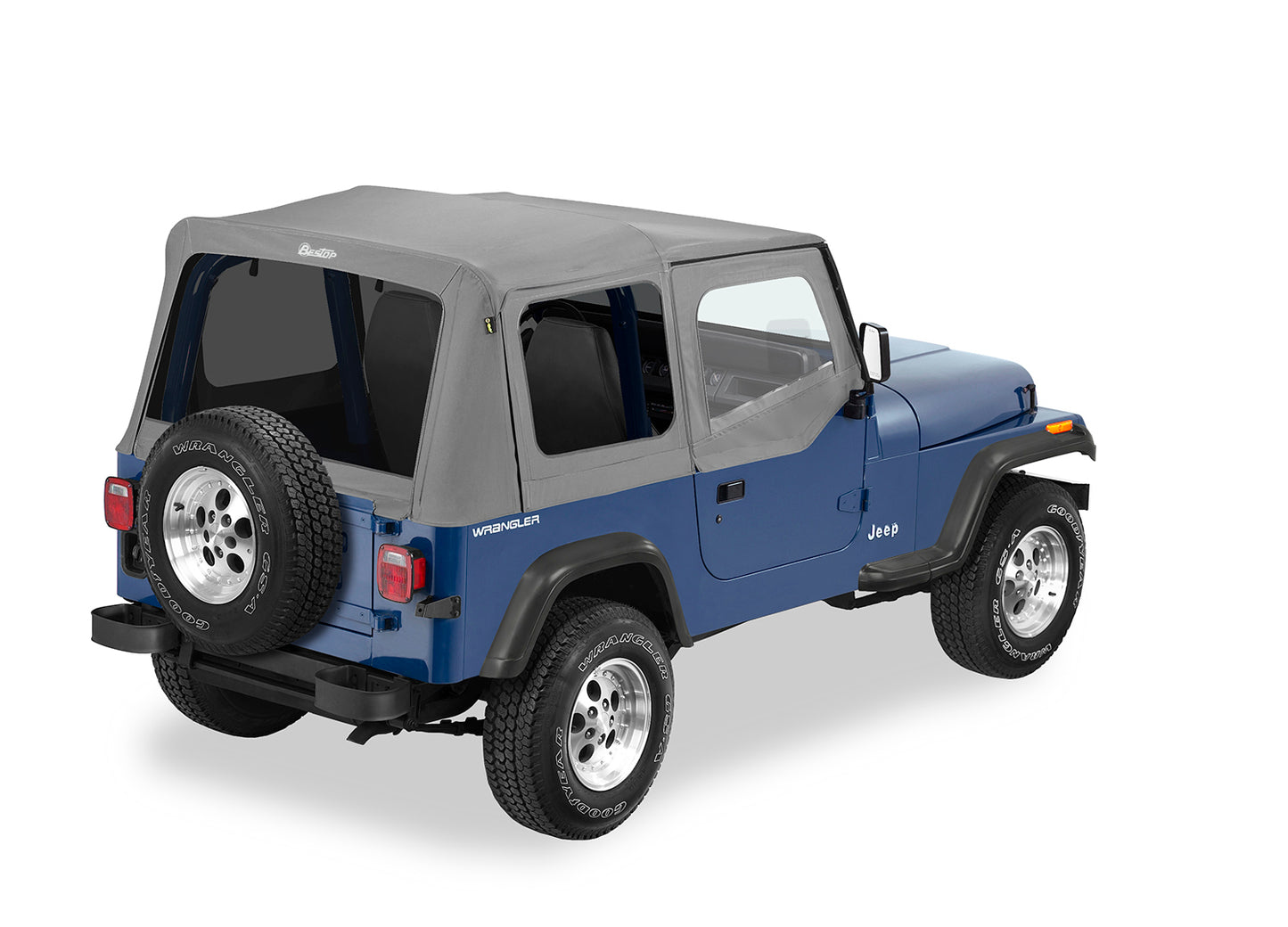 Bestop Replace-A-Top for OEM Hardware For Jeep 1988-1995 Wrangler YJ Tinted Door Skins Included Bestop