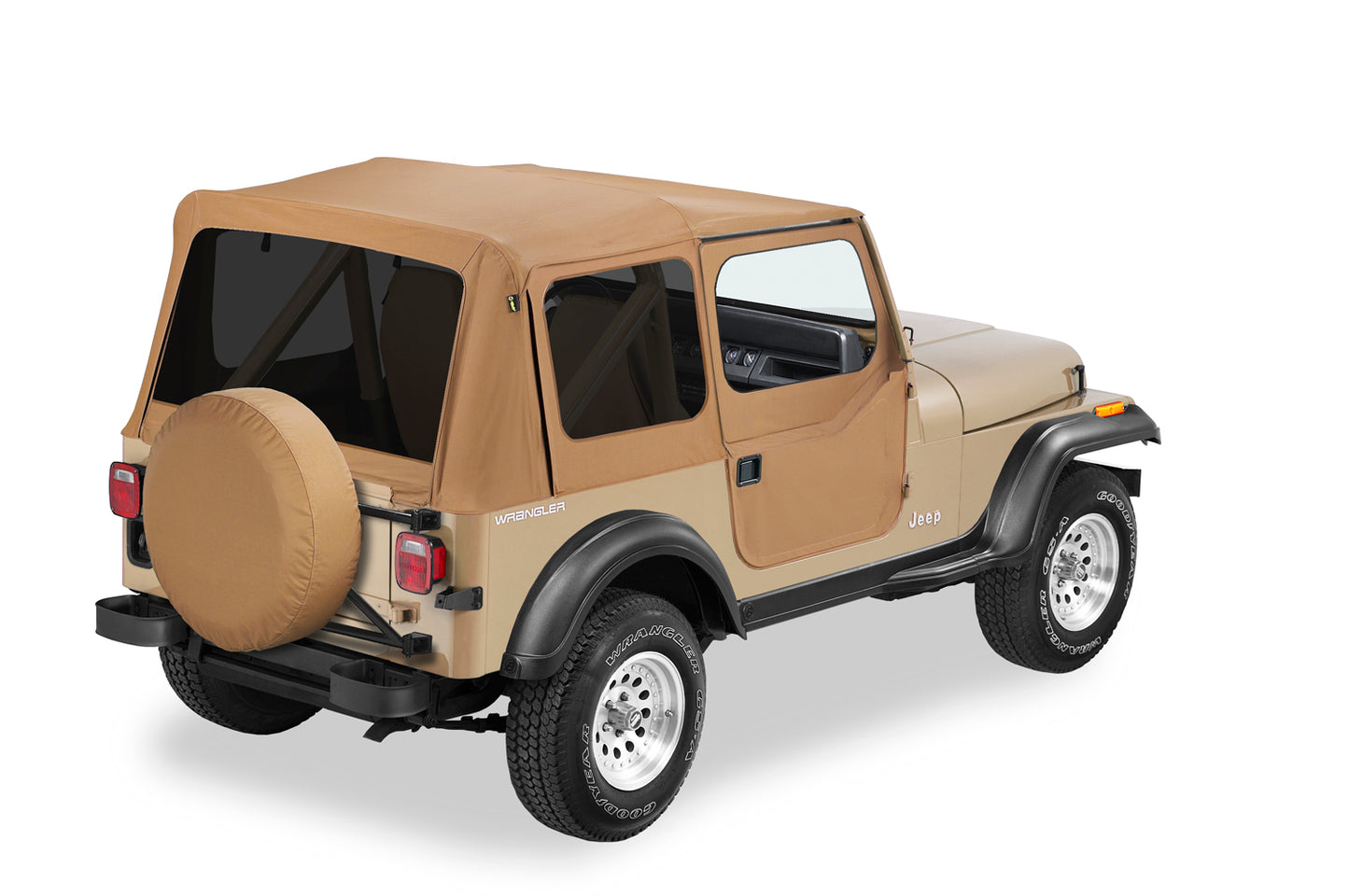 Bestop Replace-A-Top for OEM Hardware For Jeep 1988-1995 Wrangler YJ Tinted Door Skins Included Bestop