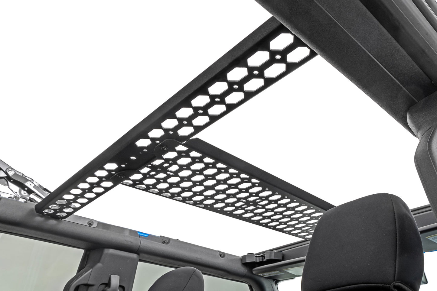 Molle Mounting Panel w/ LED Dome Light Overhead Ford Bronco 4WD (21-25) Rough Country-4