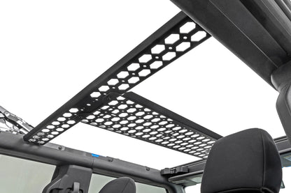 Molle Mounting Panel w/ LED Dome Light Overhead Ford Bronco 4WD (21-25) Rough Country-4