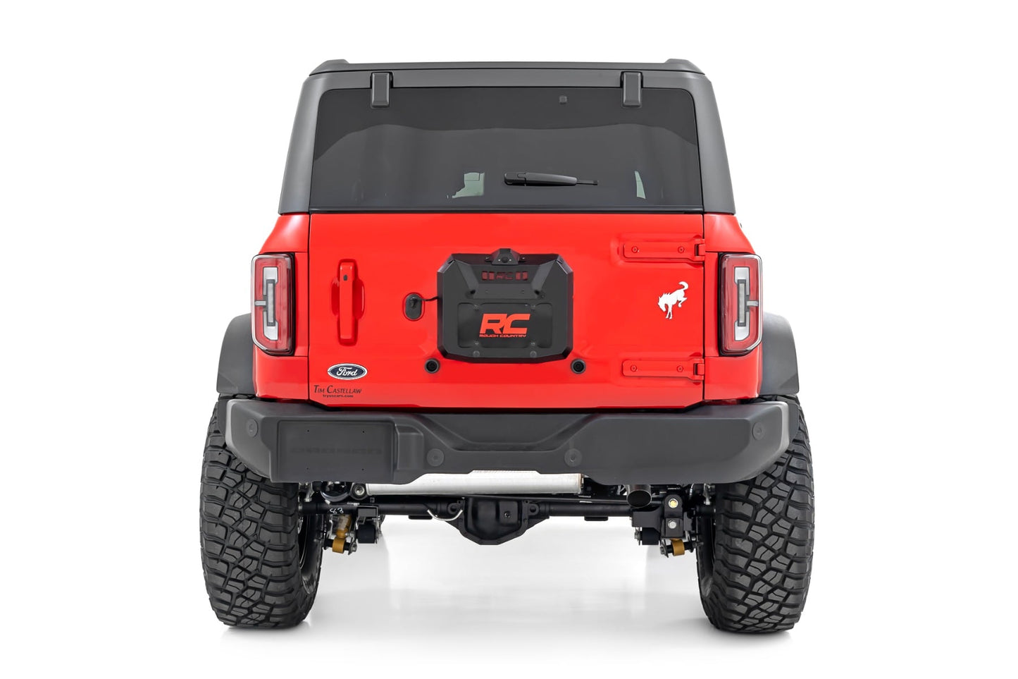 Spare Tire Carrier Delete Kit Ford Bronco 4WD (2021-2025) Rough Country-1