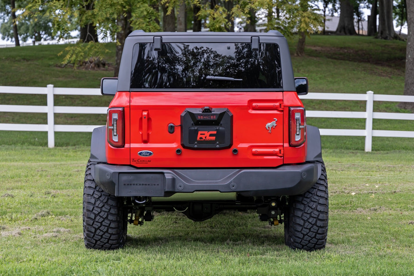Spare Tire Carrier Delete Kit Ford Bronco 4WD (2021-2025) Rough Country-4