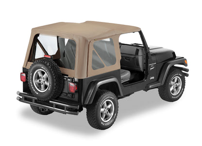 Replace-A-Top for OEM Hardware For Jeep 1997-2002 Wrangler TJ Clear No Door Skins Included Bestop-3