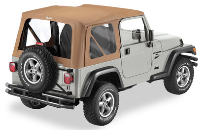 Replace-A-Top for OEM Hardware For Jeep 1997-2002 Wrangler TJ Clear No Door Skins Included Bestop-2