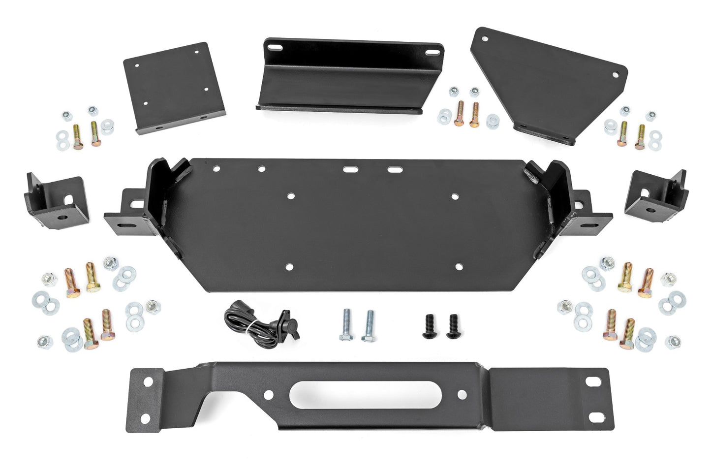 Hidden Winch Mount PRO12000S Ford F-250/F-350 Super Duty 2WD/4WD (20-22) Rough Country-1