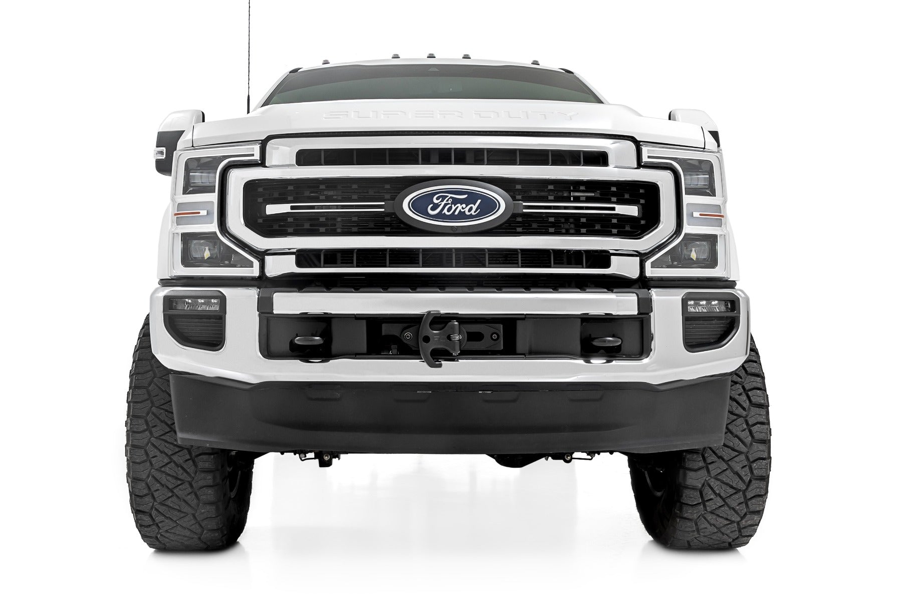 Hidden Winch Mount PRO12000S Ford F-250/F-350 Super Duty 2WD/4WD (20-22) Rough Country-4