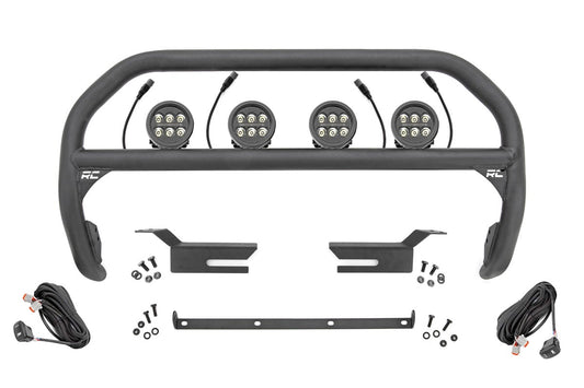 Nudge Bar | 3.5 Inch Round Led (x4) | Ford Bronco 4WD (2021-2024) Rough Country