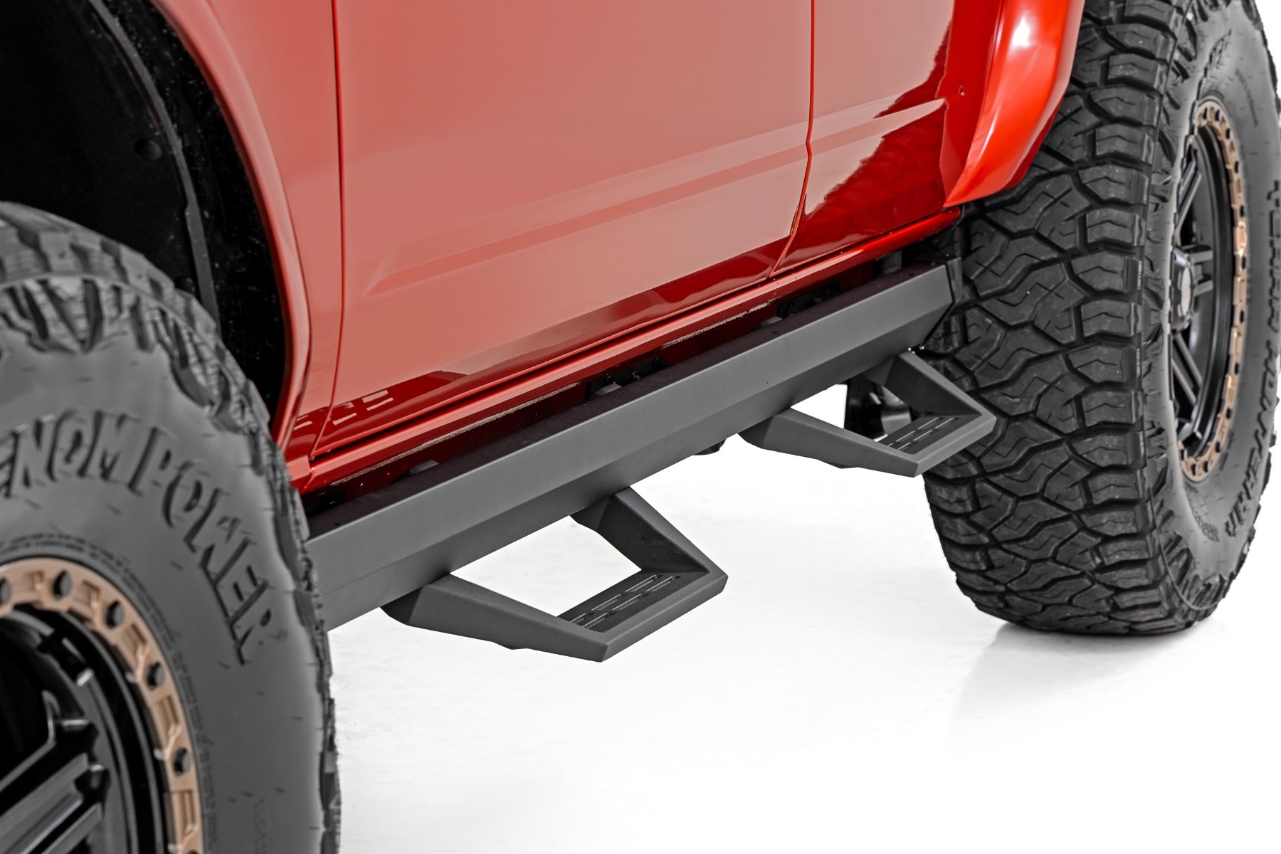 SRL2 Adjustable Aluminum Step 4-Door Ford Bronco 4WD (2021-2025) Rough Country-3