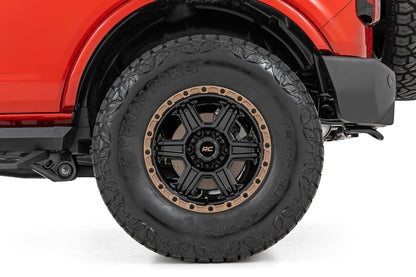 SRL2 Adjustable Aluminum Step 4-Door Ford Bronco 4WD (2021-2025) Rough Country-4