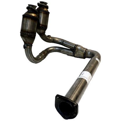 Front Exhaust Pipe for 1/25/00-02 Jeep TJ Wrangler w/ 4.0L Engine w/ Flange Crown Automotive-4