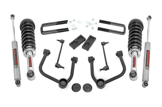 3 Inch Lift Kit N3 Struts Ford Ranger 4WD (2024-2025) Rough Country