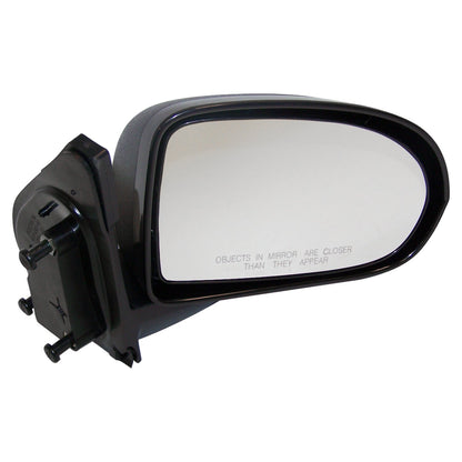 Right Manual, Manual Folding Mirror for 2007-2017 Jeep MK Compass, Black Crown Automotive