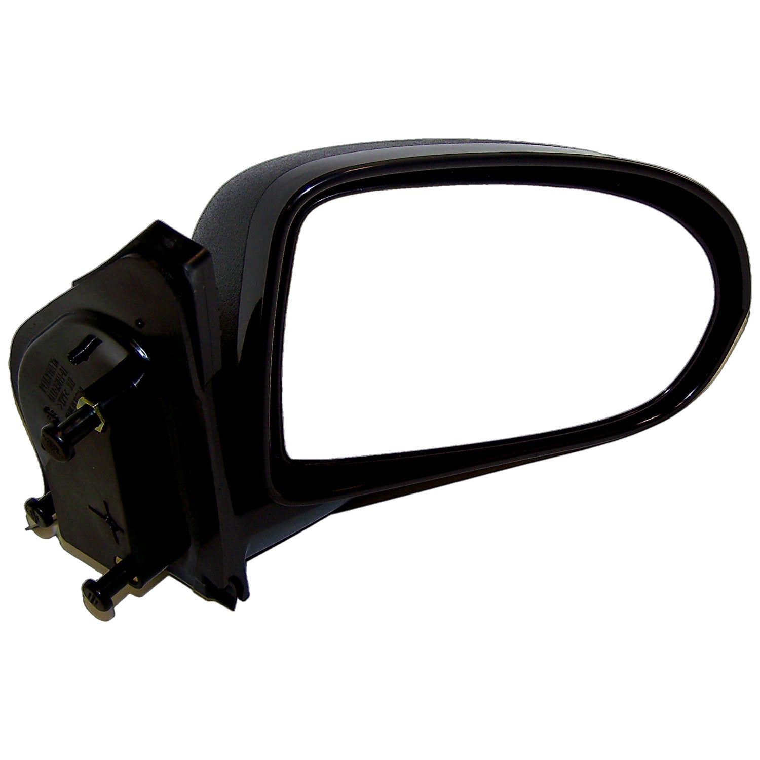 Right Manual, Manual Folding Mirror for 2007-2017 Jeep MK Compass, Black Crown Automotive-1