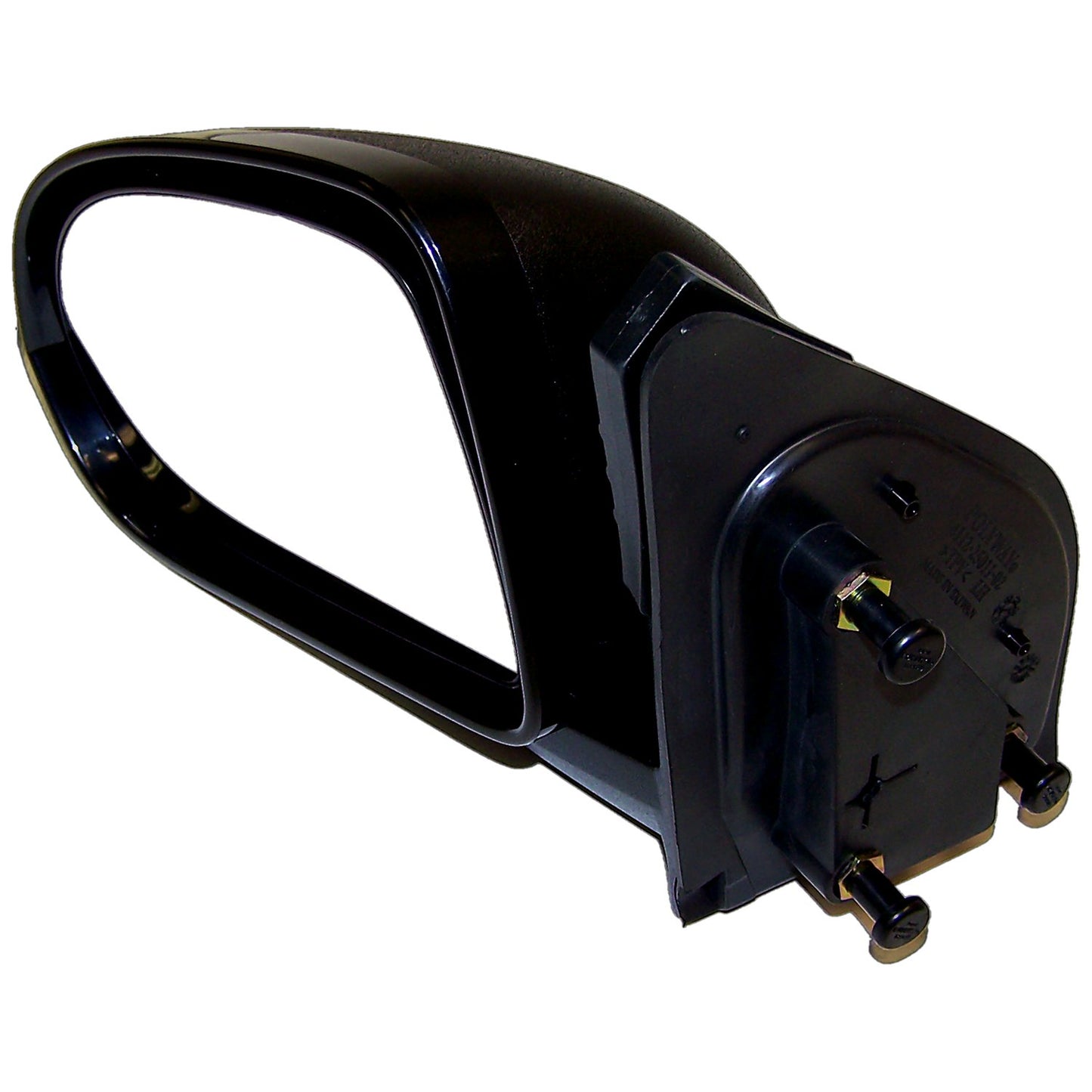 Left Manual, Manual Folding Mirror for 2007-2017 Jeep MK Compass, Black Crown Automotive-1