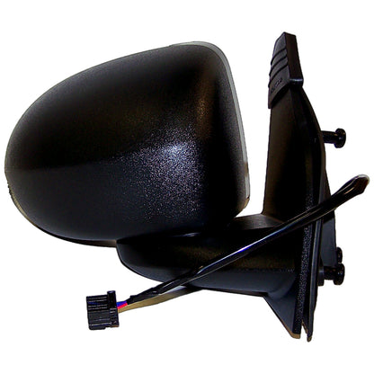 Right Power, Manual Folding Mirror for 2007-2010 Jeep MK Compass, Textured Black Crown Automotive-1