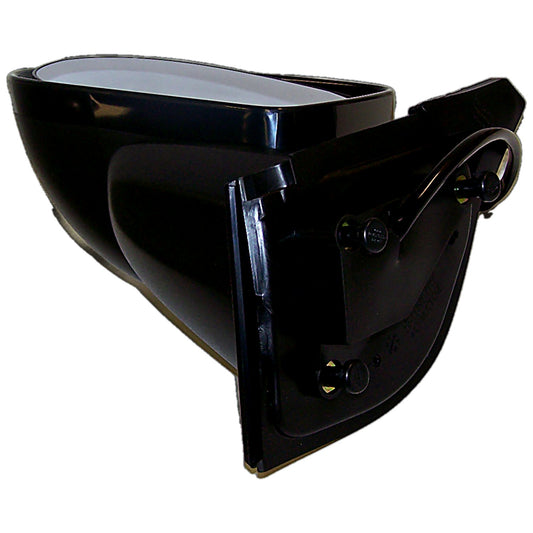 Left Power, Manual Folding Mirror for 2007-2010 Jeep MK Compass, Textured Black Crown Automotive-1